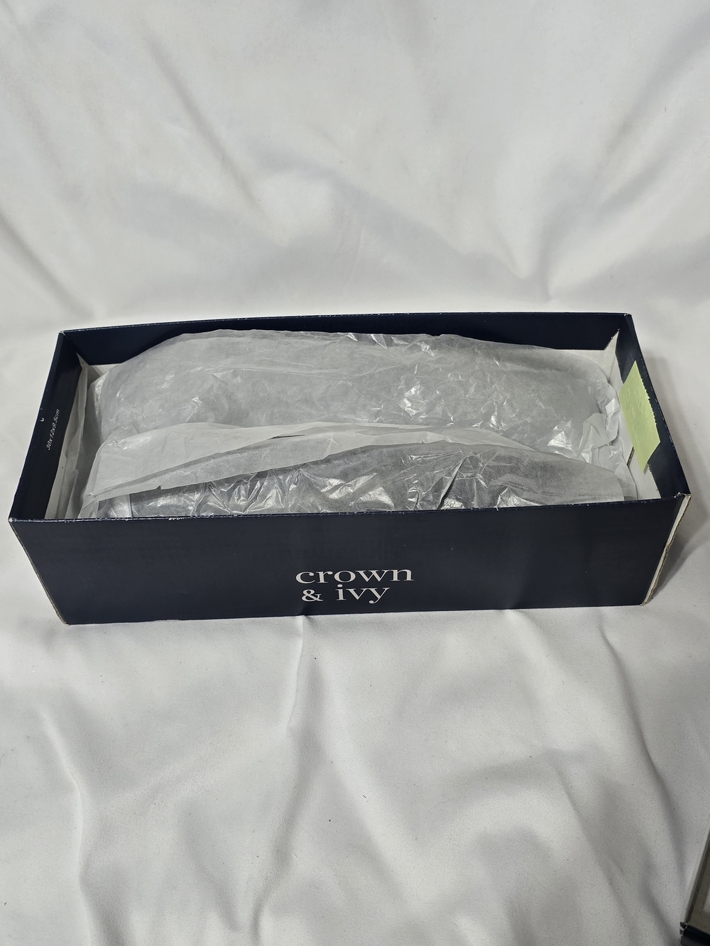 Crown & Ivy Black Patent Ballet Flats with Bow Sz. 9.5 NWT - Picture 6 of 8